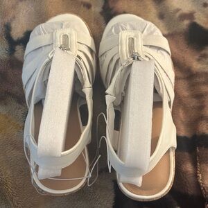 Torrid White Strappy Sandals